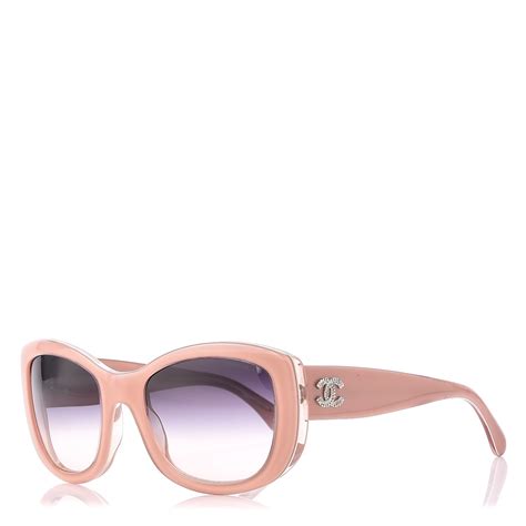 chanel sunglasses pink on face|authentic Chanel sunglasses.